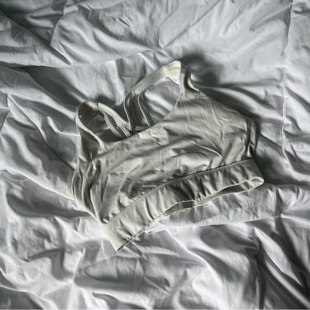 White Cross Back Sports Bra
Brand: iuga
Size: s